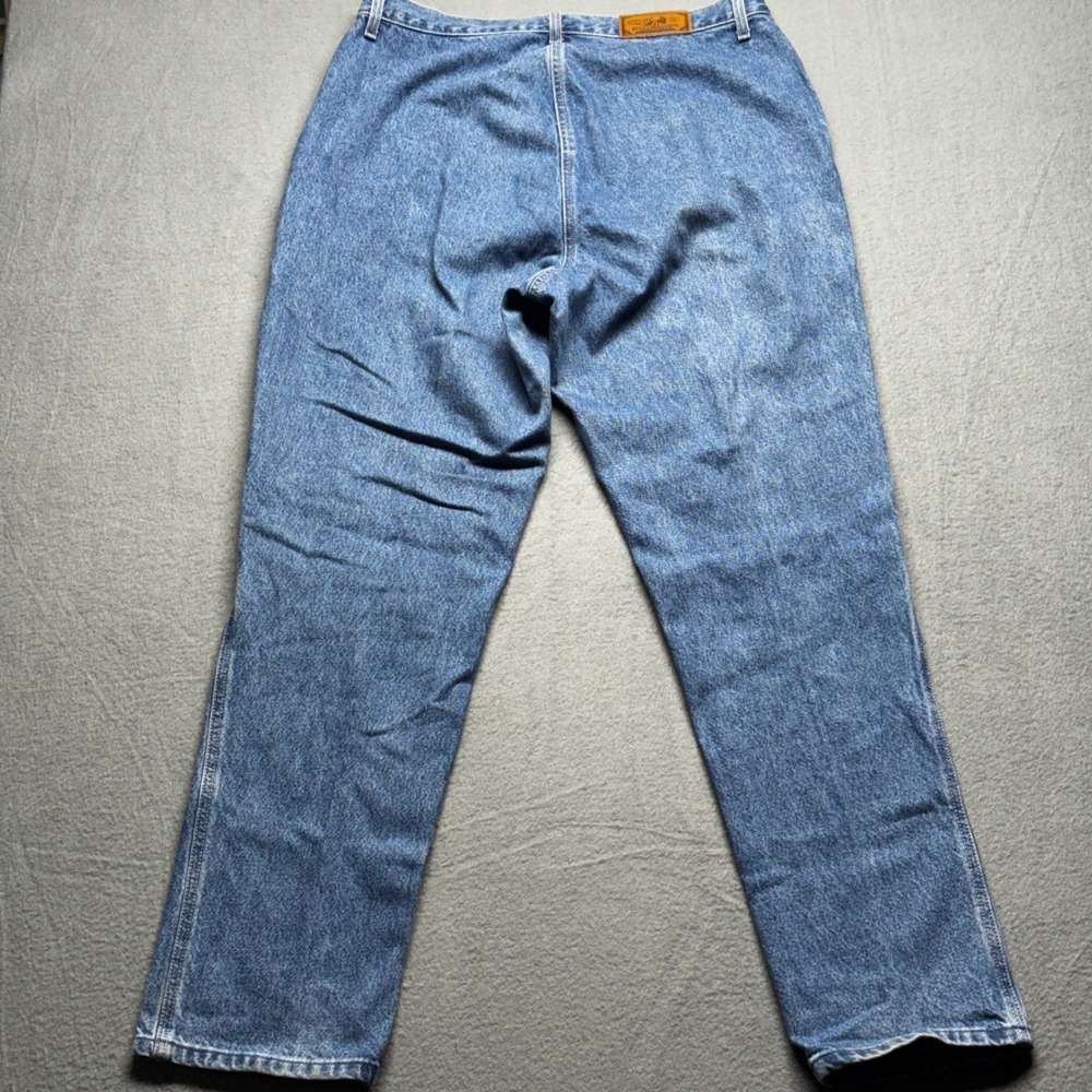 Rocky Mountain Clothing Co Vintage High Waisted Western Jeans Blue 16W Yoke - Picture 3 of 11